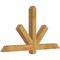 Ekena Millwork Kennewick Rough Sawn Timber Gable Bracket, Western Red Cedar, 60"W x 32"H x 4"D x 4"F, 13/12 Pitch GBW060X32X0404KEN00RWR - alternate 5